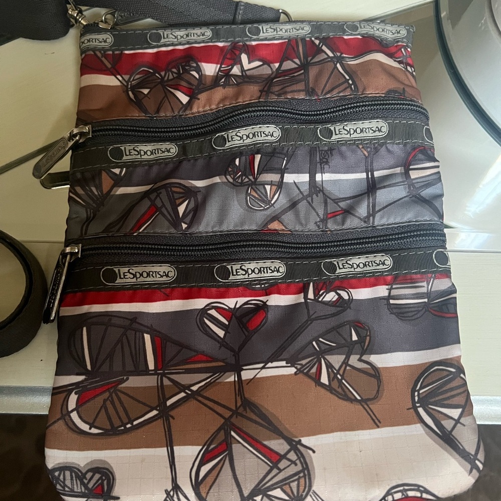 LeSportsac Graphic Stripe Crossbody Bag